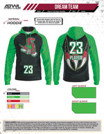 Load image into Gallery viewer, Dream Team Full Dye Hoodie (Raptor)