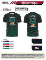 Load image into Gallery viewer, Fishhawk Cornhole Black and Green
