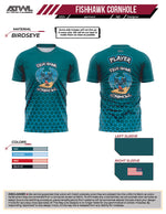Load image into Gallery viewer, Fishhawk Cornhole Eagles Green Full dye Jersey