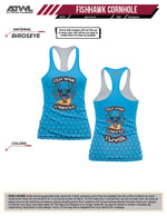 Load image into Gallery viewer, Fishhawk Cornhole Columbia Racerback
