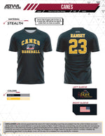 Load image into Gallery viewer, Canes USA Baseball Full Dye jersey
