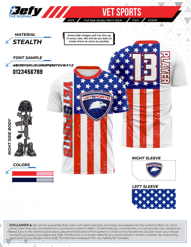 Vet Sports Full Dye Jersey