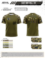 Load image into Gallery viewer, East Bay Chiefs 2024 Camo Raglan  Men&#39;s Jersey
