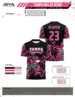 Load image into Gallery viewer, Tampa Roller Derby Mens Cut Full dye Jersey
