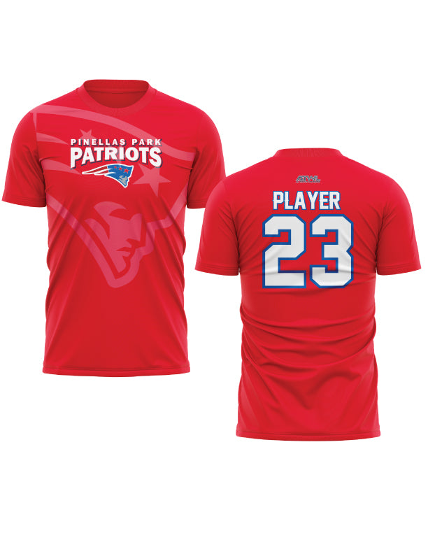 Pinellas Park Patriots Full Dye Short Sleeve Jersey