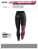 Load image into Gallery viewer, Tampa Roller Derby Women&#39;s Cut Leggings
